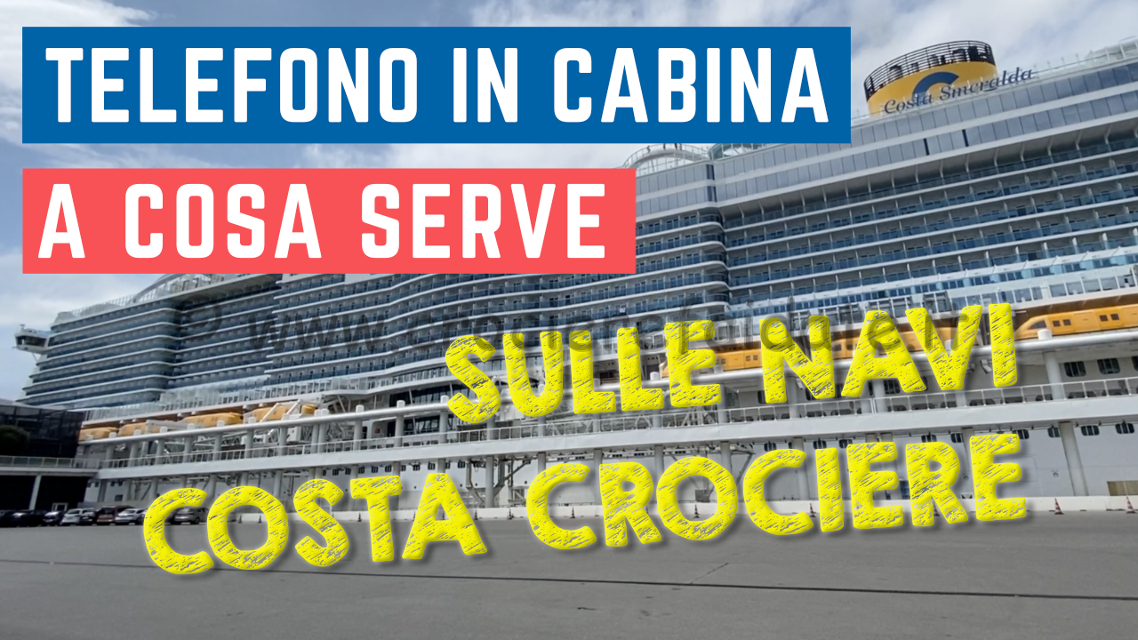 Telefono in cabina sulle navi da crociera Costa #SHORT TIPS in crociera