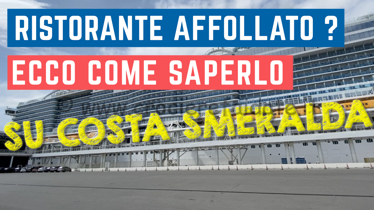 RISTORANTE AFFOLLATO su Costa Smeralda ? SCOPRI VIA APP quanta gente c’è #SHORT TIPS in crociera