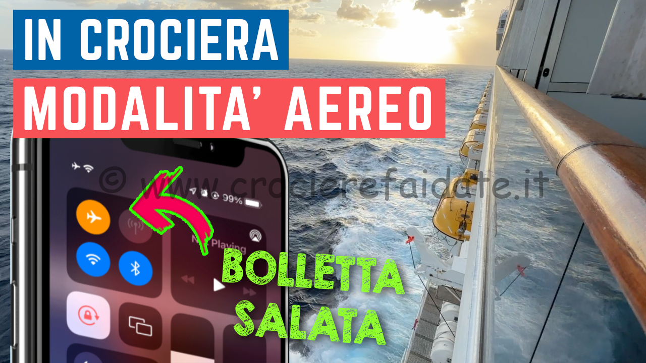 CELLULARE IN AEREO sulle navi da CROCIERA: ecco perché è IMPORTANTE!