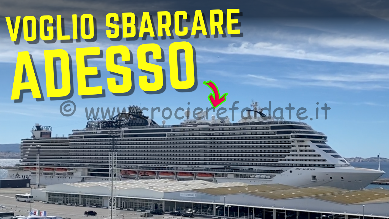 Come farsi CAMBIARE TURNO di SBARCO in crociera e SCENDERE PRIMA o DOPO ?